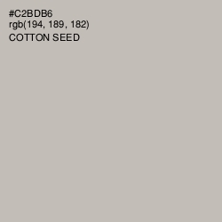 #C2BDB6 - Cotton Seed Color Image